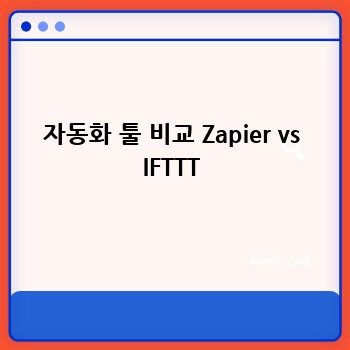 자동화 툴 비교 Zapier vs IFTTT