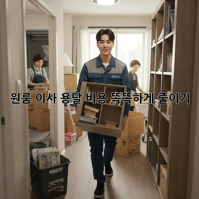 원룸 이사, 용달 비용 똑똑하게 줄이기!