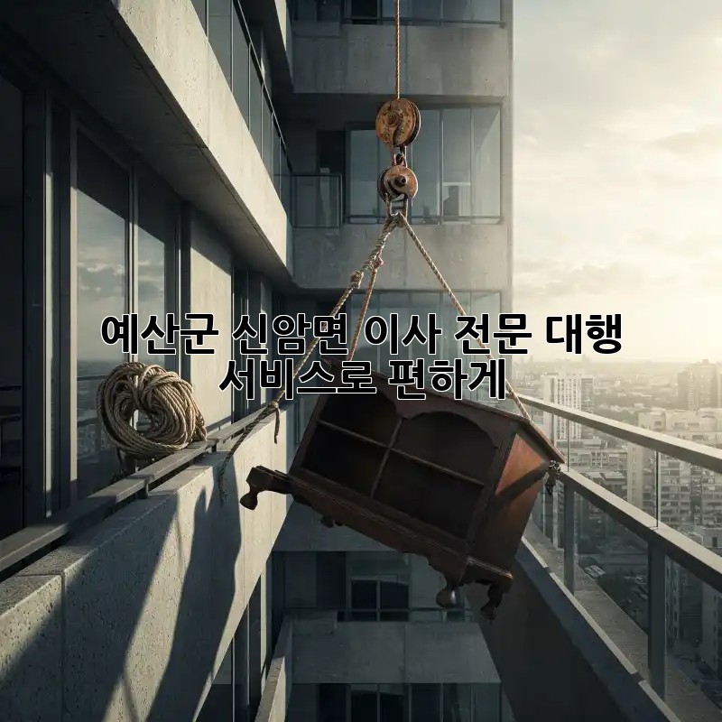 예산군 신암면 이사? 전문 대행 서비스로 편하게!