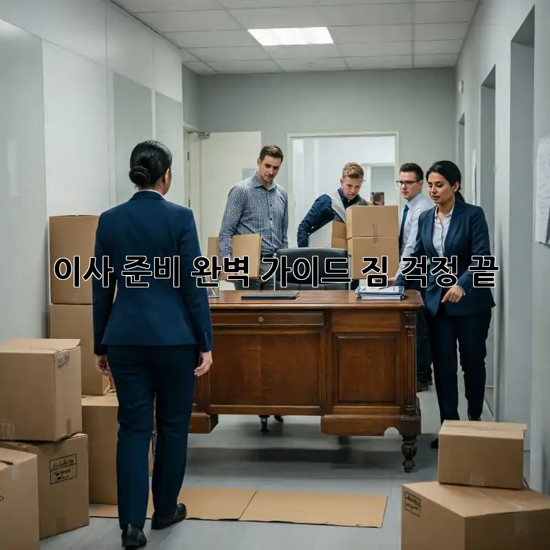 이사 준비 완벽 가이드: 짐 걱정 끝!
