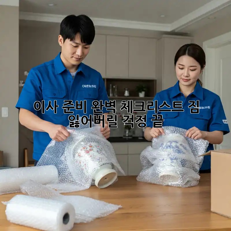 이사 준비 완벽 체크리스트: 짐 잃어버릴 걱정 끝!