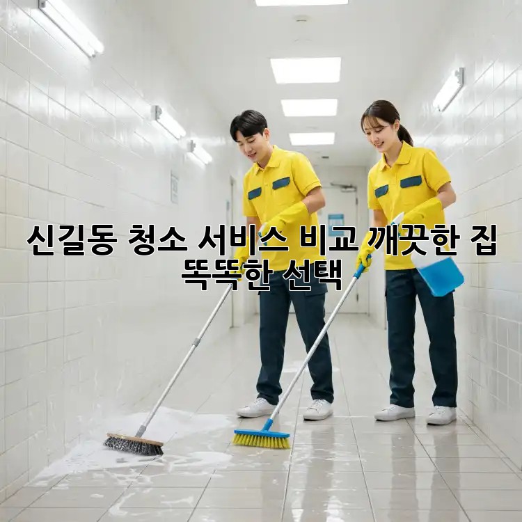 신길동 청소 서비스 비교: 깨끗한 집, 똑똑한 선택!