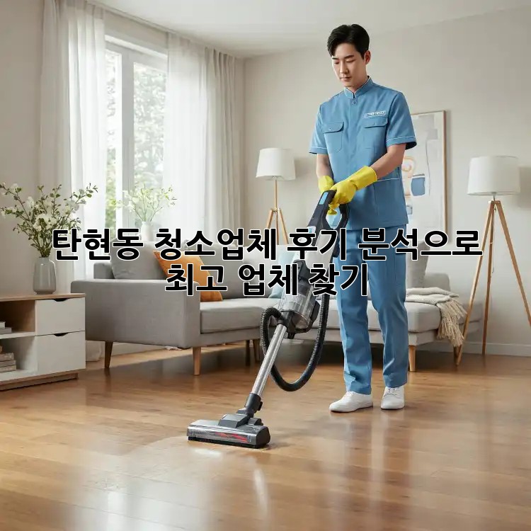 탄현동 청소업체, 후기 분석으로 최고 업체 찾기!