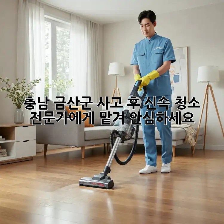 충남 금산군 사고 후 신속 청소, 전문가에게 맡겨 안심하세요!