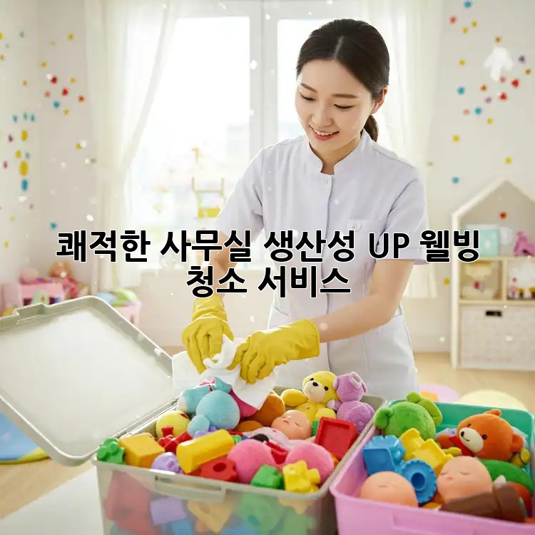쾌적한 사무실, 생산성 UP! 웰빙 청소 서비스