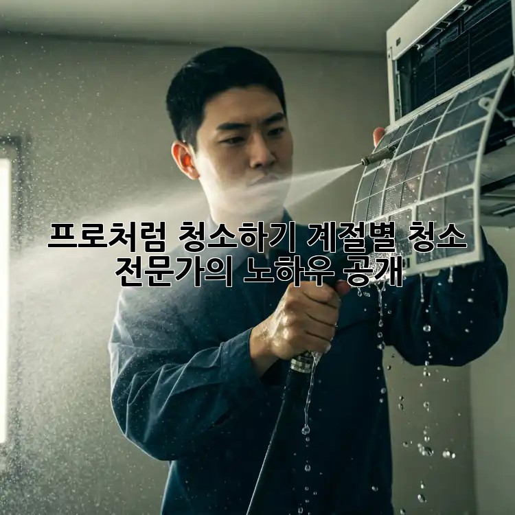 프로처럼 청소하기: 계절별 청소 전문가의 노하우 공개!