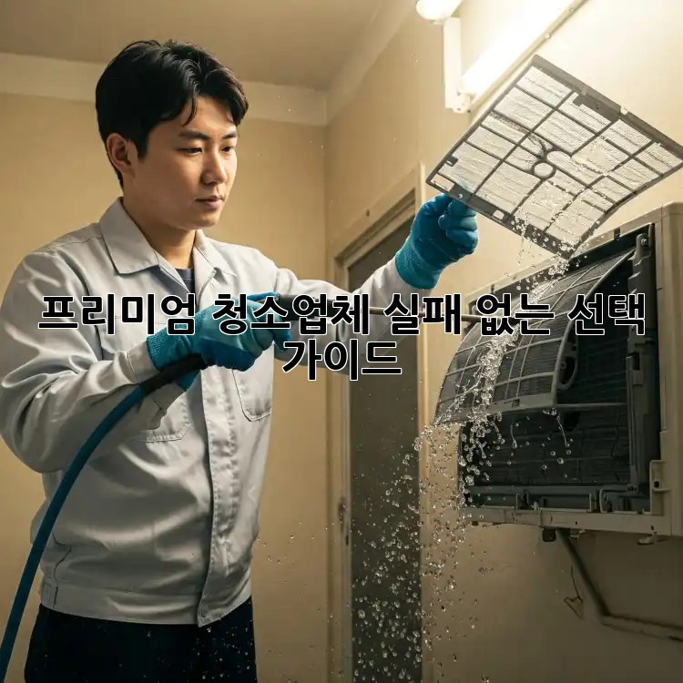 프리미엄 청소업체: 실패 없는 선택 가이드 ✨