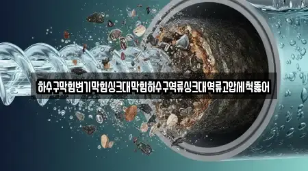 하수구막힘변기막힘싱크대막힘하수구역류싱크대역류고압세척뚫어
