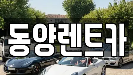 강원특별자치도 삼척시 근덕면 렌트카 전문 동양렌트카