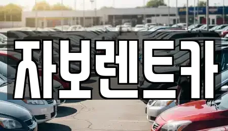 경기 가평군 청평면 렌트카 전문 자보렌트카