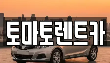 경기 가평군 청평면 렌트카 전문 토마토렌트카