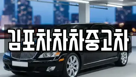 경기 김포시 고촌읍 중고차매매 전문 김포차차차중고차