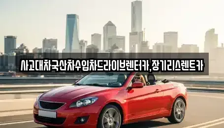 경기 시흥시 방산동 장기렌트카 전문 사고대차국산차수입차드라이브렌터카,장기리스렌트카