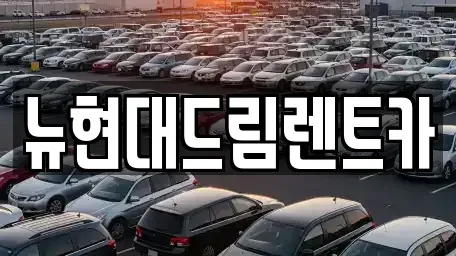 경기 의왕시 월암동 렌트카 전문 뉴현대드림렌트카