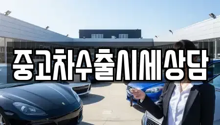 경기 이천시 송정동 중고차 전문 중고차수출시세상담
