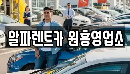 경기도 고양시 덕양구 삼송동 렌트카 전문 알파렌트카 원흥영업소
