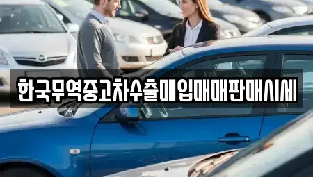경남 김해시 생림면 중고차매입 전문 한국무역중고차수출매입매매판매시세