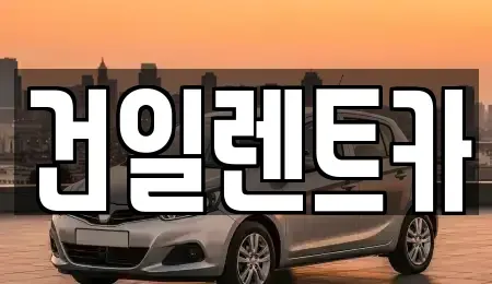 경남 김해시 어방동 장기렌트카 전문 건일렌트카