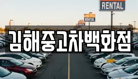 경남 김해시 주촌면 중고차 전문 김해중고차백화점