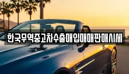 경남 김해시 주촌면 중고차매입 전문 한국무역중고차수출매입매매판매시세