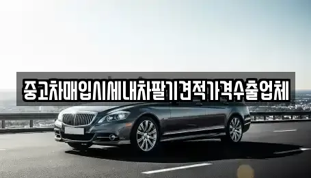 경남 양산시 물금읍 중고차매입 전문 중고차매입시세내차팔기견적가격수출업체