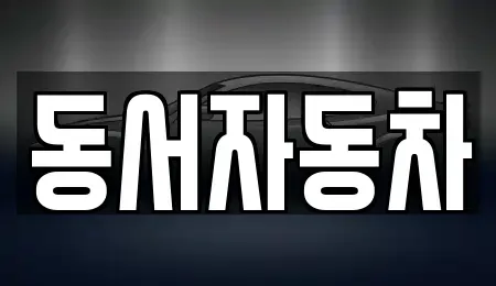 경남 진주시 칠암동 중고차매매 전문 동서자동차