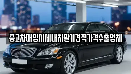 경남 진주시 칠암동 중고차매매 전문 중고차매입시세내차팔기견적가격수출업체