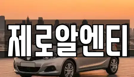경남 창원시 마산합포구 오동동 렌트카 전문 제로알엔티