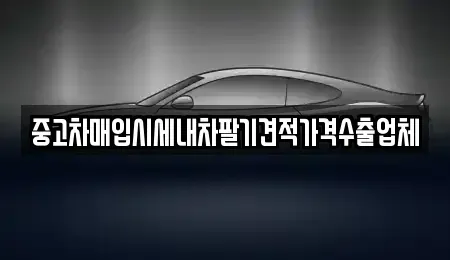 경남 창원시 마산합포구 중앙동2가 중고차매입 전문 중고차매입시세내차팔기견적가격수출업체