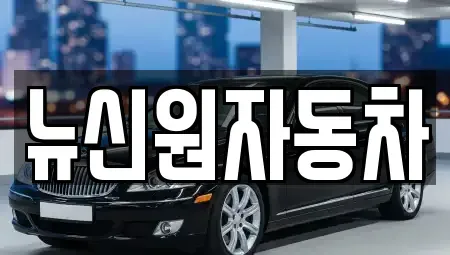 경남 통영시 중고차 전문 뉴신원자동차