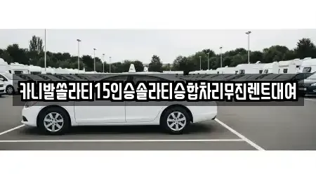 경북 상주시 인봉동 렌트카 전문 카니발쏠라티15인승솔라티승합차리무진렌트대여