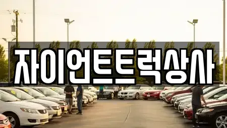 경북 칠곡군 북삼읍 중고차 전문 자이언트트럭상사
