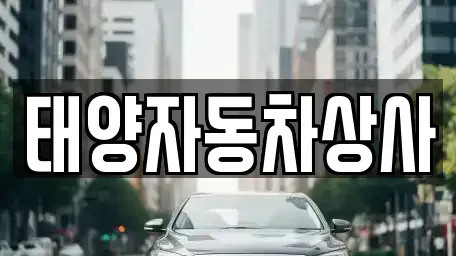 경북 칠곡군 북삼읍 중고차 전문 태양자동차상사