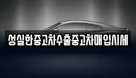 경북 칠곡군 북삼읍 중고차매입 전문 성실한중고차수출중고차매입시세