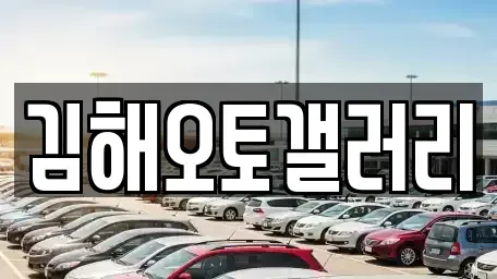 경상남도 김해시 상동면 중고차매매 전문 김해오토갤러리
