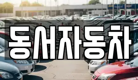 경상남도 사천시 서금동 중고차 전문 동서자동차