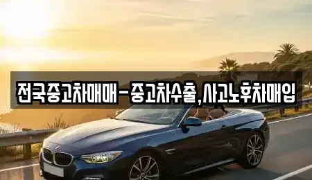 경상남도 사천시 서금동 중고차매입 전문 전국중고차매매-중고차수출,사고노후차매입