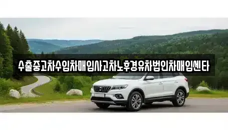 경상남도 창원시 성산구 퇴촌동 중고차매입 전문 수출중고차수입차매입사고차노후경유차법인차매입센타
