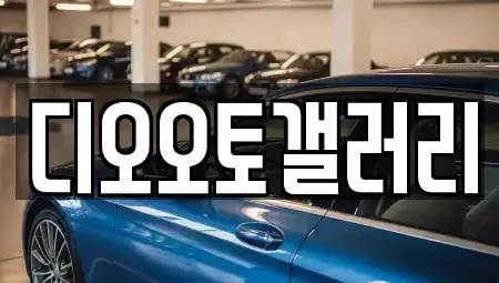 경상남도 창원시 의창구 내리동 중고차매매 전문 디오오토갤러리