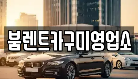 경상북도 구미시 남통동 렌트카 전문 붐렌트카구미영업소