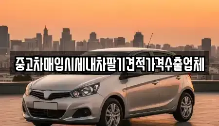 경상북도 구미시 남통동 중고차매입 전문 중고차매입시세내차팔기견적가격수출업체