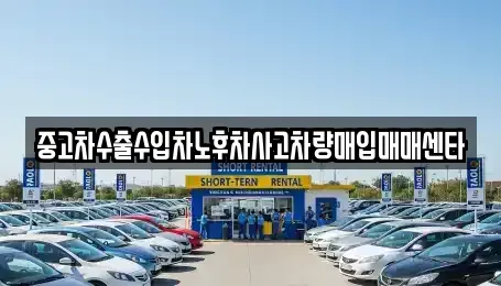 경상북도 포항시 남구 오천읍 중고차매입 전문 중고차수출수입차노후차사고차량매입매매센타