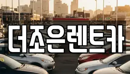 광주광역시 광산구 신촌동 장기렌트카 전문 더조은렌트카