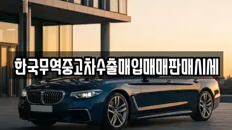 광주광역시 광산구 신촌동 중고차매입 전문 한국무역중고차수출매입매매판매시세
