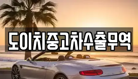 대구광역시 중구 남일동 중고차매매 전문 도이치중고차수출무역