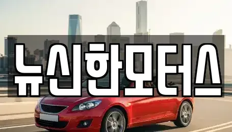 대전광역시 서구 용촌동 중고차 전문 뉴신한모터스