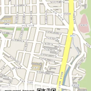부산 금정구 청룡동 렌트카 행복렌트카및유료민영주차장 위치