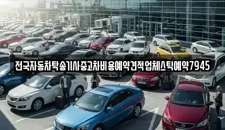부산광역시 강서구 봉림동 중고차 전문 전국자동차탁송기사중고차비용예약견적업체스틱예약7945