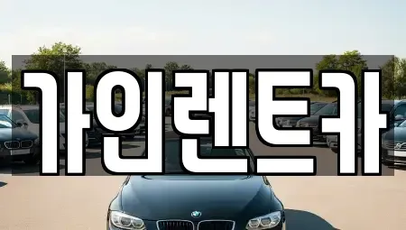 서울 강동구 둔촌동 렌트카 전문 가인렌트카