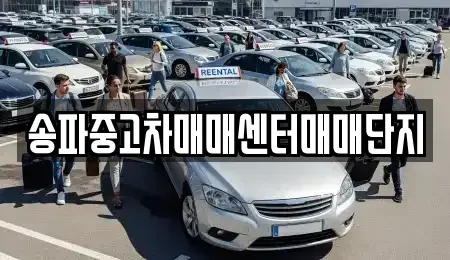 서울 강동구 둔촌동 중고차매매 전문 송파중고차매매센터매매단지